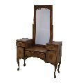 Hand-made dressing table with hand carving (walnut wood)