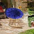 cushion adjustable bamboo cane chair