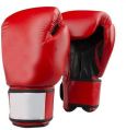 Red Printed pu boxing glove