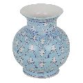 GABP5 Blue Art Pottery Flower Vase