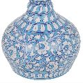GABP6 Blue Art Pottery Flower Vase