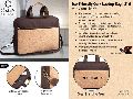 Plain Brown eco friendly cork laptop bag