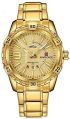 Chronograph Gold Dial Mens Watch