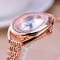 Stainless Steel Rose Gold ladies gold watch