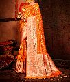 Silk banarasi wedding saree