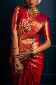 Silk Red Bridal Wedding Saree