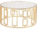 Metal Round Polished designer coffee table