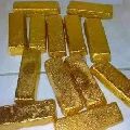 Custom 24k gold plated metal gold bar shaped metal paperweight