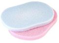 Silicone Rectangle Pink White Kaya makeup remover sponge