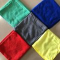 Squqre Multicolor microfiber cleaning towel