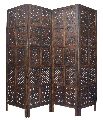 Rectangle Round Square Black Brown Creamy Dark-brown Red-brown wooden room partition divider