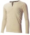 Cotton Available in  many Different colors Plain mens henley tshirt