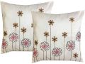 Cotton Square Embroidered Cushion Cover
