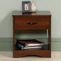 Wood Rectangular Round Square Brown Plain Polished Bedside Table