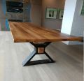 Wood Multiweight Multicolor Plain root dining table