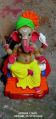 Eco-Friendly Ganesha ready for Ganesh Chaturthi/ Natural/ Clay Ganesha