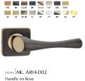 Handle On Rose Mortise Handle