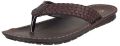 Leather Rexin Brown Plain kt22 chips mens slippers