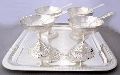 Silver Plated Ice Cream Set