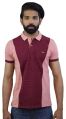 Mens Red & Pink Polo T-Shirt