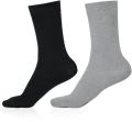 Woolen Brown Grey White mens calf socks