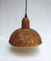 rust antique hanging lighting shade