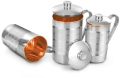Silver Touch Stainless Steel and Copper Jug