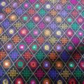 Black Manual navratri special gamthi fabric