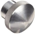 Round stainless steel knurled nut
