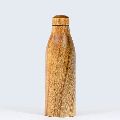 wooden copper water bottle