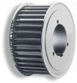 Round Silver stainless steel timing pulley