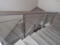 Silver Plain Polished indoor stainless steel railing
