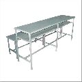 Rectangular Silver Polished stainless steel school bench