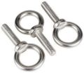 Stainless Steel Round Metallic Polished Eye Bolts