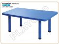 Blue PLAYGRO Rectangular Plain kids plastic table