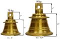 Round Golden Golden polished brass hanging bell