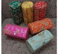 Cardboard Rectangle Multicolor handicraft bangle box