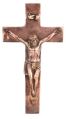 Copper Jesus Cross Statue