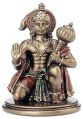 Copper Sitting Hanuman Statue