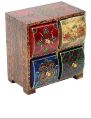 Iron Traditionally Designed 4 Drawer Box