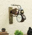 Iron Wall Mounted 2 Side Bike Clock