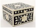 MOTHER OF PEARL AND NATURAL BONE BOX WITH HANDMADE CREATIVITY