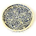 ROUND SHAPE BONE INLAY AND RESIN SERVING TRAY