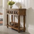Wooden Console Table With 3 Drawer