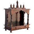 Wooden Temple With 2 Drawer
