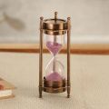 Brass Sand Timer With Both Side Compass