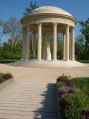 Round Available in many colors Polished Stone Garden Gazebo