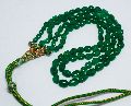 2 Strand Green Onyx Gemstone Necklace