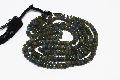 50gm J.d.International Black rondelle labradorite gemstone beads
