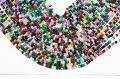 66.90 Carat Per Strand J.d.International Polished rondelle multi cubic zircon gemstone beads